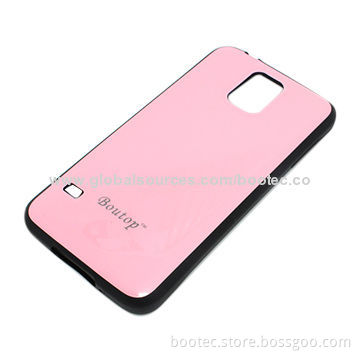 Solid Color TPU Mobile Phone Case for Samsung Galaxy S5, Using Eco-friendly Material, 10 Colors